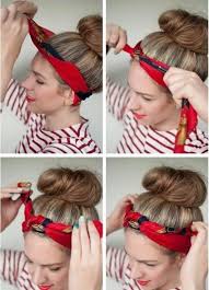 Bandanali Sac Modelleri Dogal Sac Sac Bandana Sac