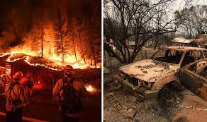 When the department responds to a major cal fire jurisdiction incident, the department will post incident details to the web site. California Fires Latest Map Today Wildfires Spread Why Are There So Many Fires World News Express Co Uk