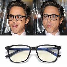 Robert Downey Jr Filtering Protect Eyesight Anti Blue Light Glasses Men Look At Phone Blocking Glare Computer Eyeglasses Frame Women S Blue Light Blocking Glasses Aliexpress