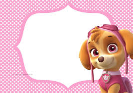 Skye free printable paw patrol pictures. Skye Of Paw Patrol Free Printable Invitations Invitaciones De Paw Patrol Cumpleanos Patrulla De La Pata Invitaciones Gratis