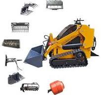 Chinese Skid Steer Loader Forest Mulcher Track Loader Stand-on Walk Behind Skid Steer Mini Loaders for Sale
