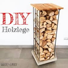 Diy Kaminholzregal Holzlege Aus Beton Holz Und Stahl Selber Bauen In Diesem Artikel Zeige Ich Dir Wie Du Ein Stylisches Ka Kaminholzregal Holzbetten Bett