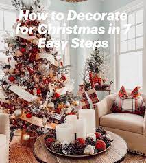 Need Help Decorating For Christmas Use These Easy Steps To Get Tips And Tricks For Red Christmas Decor Christmas Decorations For The Home Christmas Apartment