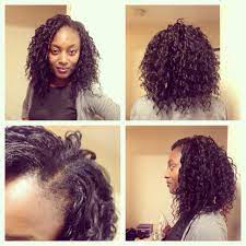 One of the best things about styling medium haircuts is that it doesn't take you much time and effort. Shoulder Length Loosely Curled Crochet Braids With Side And Middle Leave Out Hairbyoj