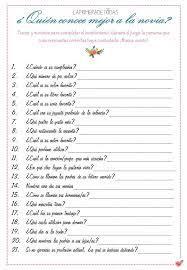 Quien Conoce Mejor A La Novia Divertidisimo Juego Para Despedi Juegos Despedida De Soltera Despedida De Soltera Ideas Juegos Despedidas De Soltera Originales