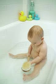 Sign in and be the first to comment 1m28s. Baby Taking Bath Holding Bath Brush Full Length Stock Photo Dissolve
