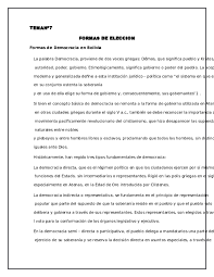 Además, el término «indirecto» es debido a que las personas mandan dentro de una nación pero a través de un mandatario. Doc Elecciones 1 Jorge C Academia Edu