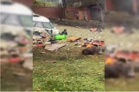 Vídeos fortes: vizinhos filmam avião com passageiros em chamas em SP |  Metrópoles