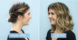 If you're looking to add more volume to a side part hairstyle, try parting hair opposite the natural part. Twist Your Way To Gorgeous Air Dried Waves Air Dry Wavy Hair Air Dry Hair Dry Curly Hair