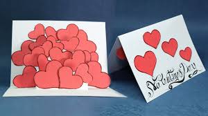 A great rainbow craft to make for. Pop Up Valentine Card Hearts Pop Up Card Step By Step Youtube
