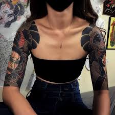 In certain areas, these warriors had tattoos for their identification. Japanese Half Sleeve Tattoos By Horitaka Tattoo Swipe To The Side To See Both Tattoos Japan Half Sleeve Tattoo Japanese Tattoo Women Tattoo Sleeve Designs