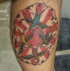 The official website for nate ruess singer from fun. Swallows And Sun Done By Nate Moretti At Salvation Tattoo Richmond Va Traditionaltattoos