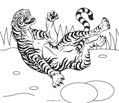 Claw scratches or wild animal paw torn marks. Free Printable Tiger Coloring Pages For Kids