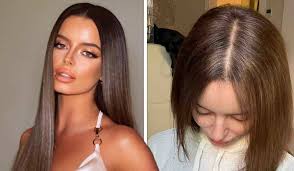 Gray hair can still look youthful, thanks to today's haircuts that incorporate long layers for slightly curled tips. Maura Higgins Channels 50 Shades Of Grey With Haircare Hack