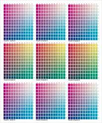 cmyk color chart for illustrator in 2019 cmyk color chart