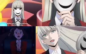 Kakegurui Behind Of The Mask Girl The Mask Girl Is The True President The Other Is The Twin Sister Mask Girl Twin Sisters Mask In one of the final scenes, the young, childish member of the student council is. kakegurui behind of the mask girl the