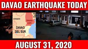 Emsc as m6.3 at a depth of 122 km (75 miles). Davao Earthquake Today 08 31 2020 Youtube