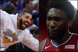 He cried in the blubbering fashion of someone who doesn't give a damn they're crying for all to see. Video Drake Uses Drake Curse Against Sixers Trolls Crying Joel Embiid On Ig Blacksportsonline