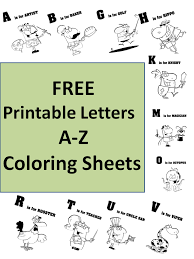 Combining these letters is how the words necessary for communication develop. Free Printable Letters A To Z Unique Coloring Sheets