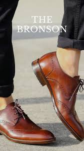The Bronson Men S Dress In 2020 Dress Shoes Men Leather Brogues Dress Up Shoes