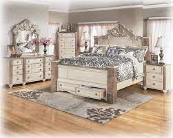 In this room, the white and brown colors create a style that is both traditional and modern. Antique White Bedroom Furniture Sets Dresser Atmosphere Ideas Cottage Distressed Rustic Master Off Apppie Org