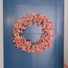 Diy Spring Tulip Wreath Video Spring Diy Diy Spring Wreath Mason Jar Crafts Diy