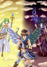 Kid Icarus Dark And Light By Izaachan With Images Dark Pit Kid Icarus Kid Icarus Icarus