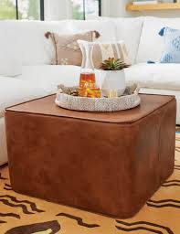 Augusto Coffee Table Ottoman Grandin Road In 2020 Ottoman Table Ottoman Coffee Table Coffee Table