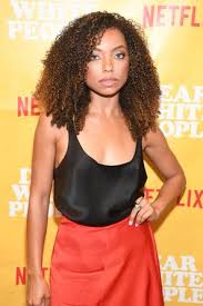 Dear White People Star Logan Browning Is Our New Curly Girl Crush Curly Hair Styles Brown Curly Hair Dear White People