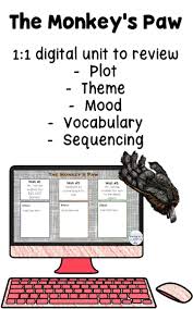 The Monkey S Paw Short Story Students Will Use Their 1 1 Devices To Complete A Unit About The Short Stor The Monkey S Paw Short Story Unit Word Recognition