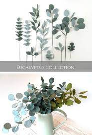 Artificial Single Eucalyptus Stem Silver Dollar Eucalyptus Etsy In 2020 Felt Flower Bouquet Felt Flowers Woodland Decor