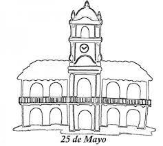 (acrílico sobre tela, 130 x 95 cm, año 2019). Cabildo Argentina 25 De Mayo Pintaryjugar Jpg 1 Colorear Imagenes