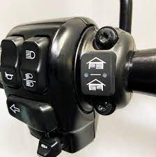 Harley Dual Garage Door Opener Grip Switch 1996 Up Black Chrome Garage Door Opener Remote Garage Door Remote Control Garage Doors