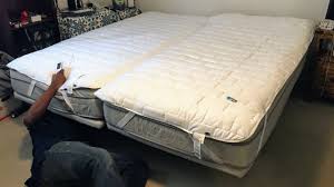 How is a sleep number bed put together. Slideshow Of My Sleep Number P5 Split King With Flexfit 2 Base Factory Install Youtube