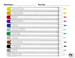 Colors Spanish Worksheet Spanish Worksheets Learning Italian Preschool Spanish
