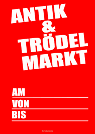 Check spelling or type a new query. Plakat Antik Trodel Markt Pdf Vorlage Zum Ausdrucken