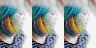 'don't go thinking that a blue might be fun for a quick festival or party because once it's in, it's in for. Hair Tutorial La Riche Directions Atlantic Blue