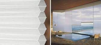 Don't let the heat escape from the coolness your sliding glass door brings in, apply the vertiglide™. Hunter Douglas Duette Alustra Duette Honeycomb Shades In Toronto Amazing Window Fashions