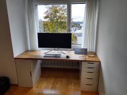 Desk setup by u/relodebell with ikea alex drawers and finnvard trestle. Building The Ultimate Ikea Gaming Setup Ltt Official Linus Tech Tips