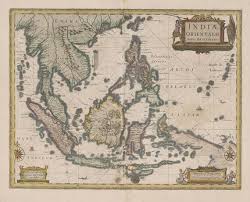 Antique Map Of South East Asia 1649 Rare Map Fine Reproduction Large Map Fine Art Print Antique Decor Oversize Map Print Old Map World Map Art Asian Maps