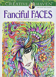 Creative haven fantasy unicorns coloring book. Creative Haven Fanciful Faces Coloring Book Creative Haven Coloring Books Amazon De Adatto Miryam Fremdsprachige Bucher