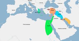 Descubre las riquezas del mediterráneo oriental en crucero. Mapa Del Mediterraneo Oriental En El Ano 1200 Ac Caminando Por La Historia