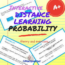 This Powerpoint On Probability Is Perfect For An Online Lesson Or Distance Learning Exercises Are Interact Distance Learning Probability Lessons Learning Math