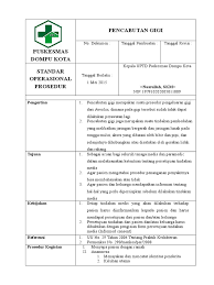 Check spelling or type a new query. Sop Pencabutan Gigi