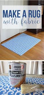 How To Make A Custom Rug Out Of Fabric Diy Rug Homemade Rugs Painted Floor Cloths