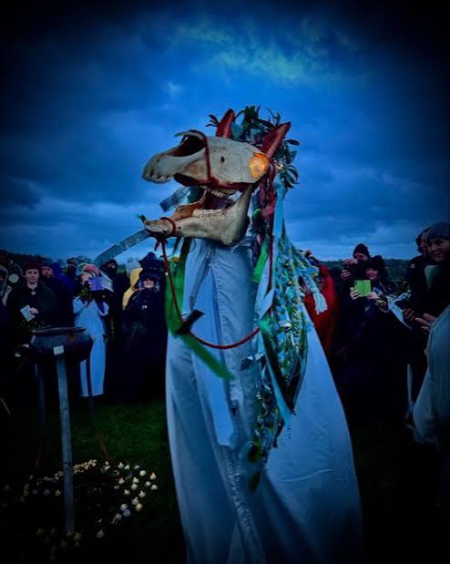 The Mari Lwyd: The Grey Mare At The Threshold by Kristoffer Hughes – The Pagan Collective