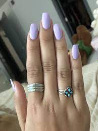 Lavender Nails Lavender Nails Purple Acrylic Nails Light Purple Nails