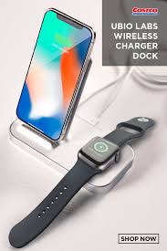 Ubio Labs Dual Wireless Charger Dock For Iphone And Apple Watch Apple Watch Docking Apple Watch Iphone