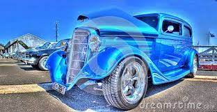 Vintage Blue 1930s American Made Chevy On Display At A Car Show In Melbourne Australia Chevy Car Show Vintage Photography