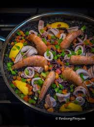 Paella Negra Arroz Negre Recipe Panlasang Pinoy Recipe Recipes Paella Negra Recipe Paella